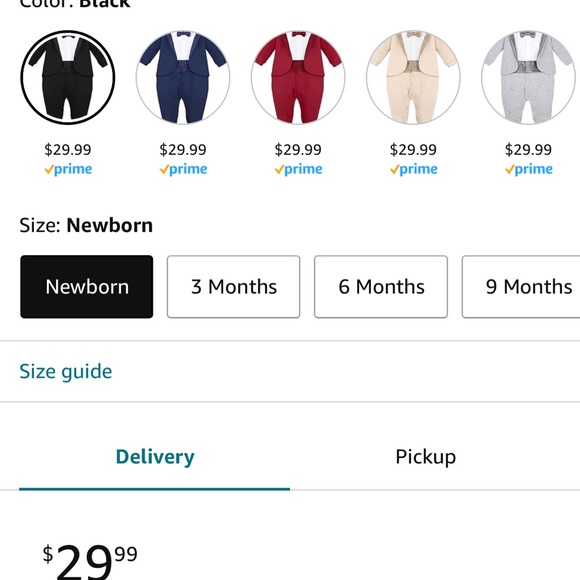 Newborn tux - Picture 3 of 4